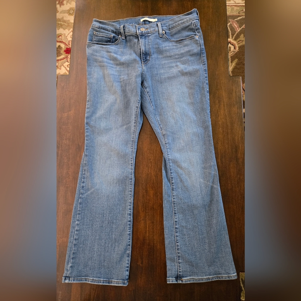 Classic Levi's Bootcut Women's Blue Jeans Size 12